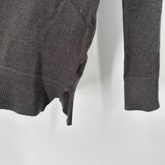 Jolie Gray Turtleneck Cashmere Blend Sweater // S - Picture 5 of 7
